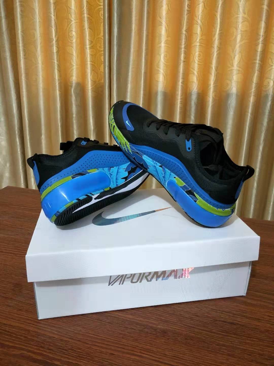 2020 Nike Air Max Dia Black Blue Yellow Shoes